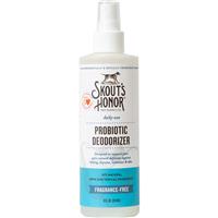 Skout&#39;s Honor Probiotic Unscented Pet Deodorizer With Avacado Oil Spray 8 oz. I016384
