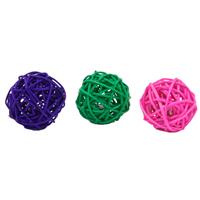 Wicker Ball Cat Toy 1.75&quot;  I016455