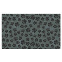 Drymate Cat Litter Paws &amp; Dots Black 20” X 28” I016848