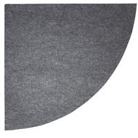 Drymate Corner Litter Trapping Mat Grey 29.5” X 29.5” I016850