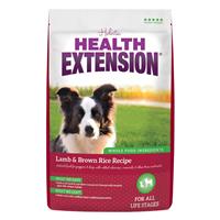 Health Extension Lamb &amp; Brown Rice Recipe Dog Food  I016953b