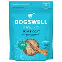 Dogswell Skin &amp; Coat Lamb Jerky Dog Treats 10 oz I016970