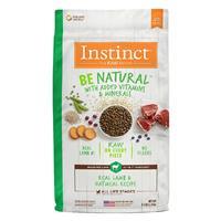 Instinct Be Natural Real Lamb &amp; Oatmeal Recipe Dog Food I017280b