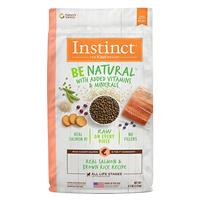 Instinct Be Natural Real Salmon &amp; Brown Rice Recipe Dog Food I017282b