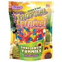 F.M. Brown’s Tropical Carnival Sunflower Yummies Bird Treats 3.5 oz I017495
