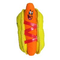 Tuffy Funny Food Hotdog Dog Toy  I017789