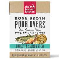 Honest Kitchen Bone Broth Pour Overs Turkey &amp; Salmon Stew 5.5 oz I017797