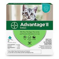Advantage II Flea Topical for Kittens 2 pk I017861