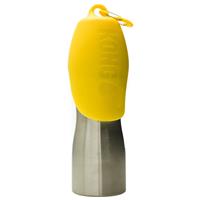 KONG H20 Stainless Steel Dog Water Bottle Yellow 9.5 oz. I018201