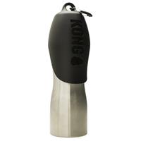 KONG H2O Stainless Steel Dog Water Bottle Black 25 oz. I018205