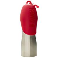 KONG H2O Stainless Steel Dog Water Bottle Red 25 oz. I018206