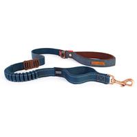 EzyDog Zero Shock Leash Friday Collective Denim 48&quot; I018380