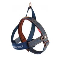 EzDog QuickFit Harness Friday Collective Denim I018388b