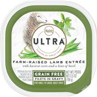 Nutro Ultra Grain Free Farm-Raised Lamb Entr&#233;e Filets in Gravy Adult Dog Food 3.5oz  I018404