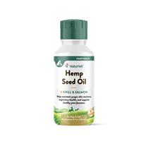 NaturVet Hemp Seed Oil with Krill &amp; Salmon for Pets  I018478