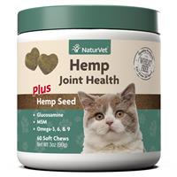 NatuVet Hemp Joint Health Soft Chew for Cats 60 ct I018481