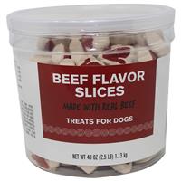 Triumph Beef Flavor Slices Dog Treats 40 oz I018537