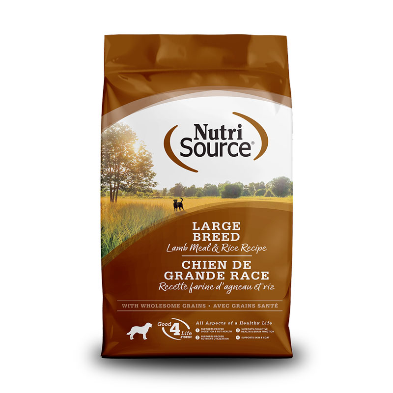 NutriSource Large Breed Lamb Meal &amp; Rice Dog Food 30 lbs I018750