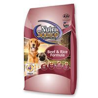 NutriSource Beef &amp; Rice Formula Dog Food  I018767b