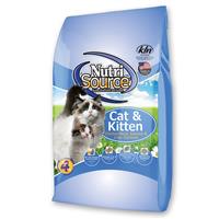 NutriSource Cat &amp; Kitten Chicken Meal, Salmon &amp; Liver Cat Food  I018789b