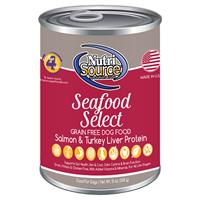 NutriSource Seafood Select Grain Free Dog Food 13 oz I018796