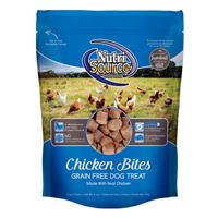 NutriSource Chicken Bites Grain Free Dog Treats 6 oz I018819