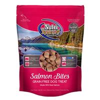 NutriSource Salmon Bites Grain Free Dog Treats 6 oz I018821