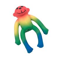 Coastal Lil&#39; Pals Multicolor Latex Monkey 4&quot; I018953