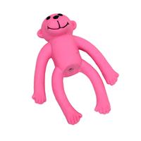 Coastal Lil Pals Pink Latex Monkey 4&quot; I018954