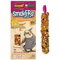 Vitapol Smakers Snack Fruit Treat Sticks for Cockatiels 2 pk I018981