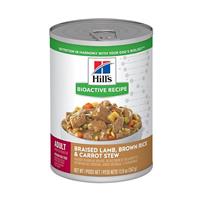 Hill’s Bioactive Recipe Adult Braised Lamb, Brown Rice &amp; Carrot Stew Dog Food 12.8 oz  I019163