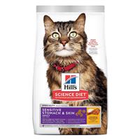 Hill’s Science Diet Adult Sensitive Stomach &amp; Skin Cat Food 13 lbs I019167
