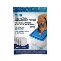 Zeus Mini Drinking Fountain Dual-Action Replacement Filters 3 Pack I019276