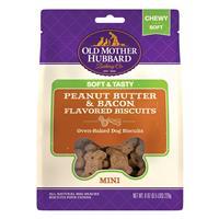 Old Mother Hubabard Soft &amp; Tasty Peanut Butter &amp; Bacon Mini Dog Treats 8 oz I019292