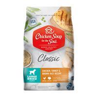 Chicken Soup for the Soul Classic Large Breed Adult Chicken, Turkey &amp; Brown Rice Recipe Dog Food  I019547b