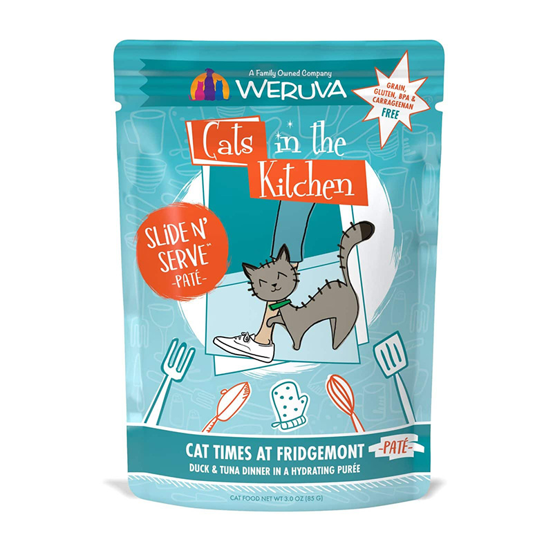 WERUVA Cats in the Kitchen Cat Times at Fridgemont Duck &amp; Tuna Dinner Pate 3 oz  I020032
