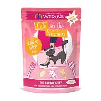 WERUVA Cats in the Kitchen The Karate Kitty Beef &amp; Salmon Dinner Pate 3 oz I020033
