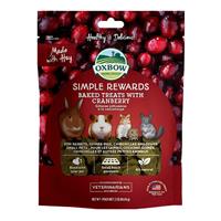 Oxbow  Simple Rewards Baked Treats with Cranberry 3 oz. I020183