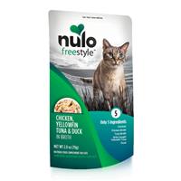 Nulo Freestyle Chicken, Yellowfin Tuna &amp; Duck in Broth Natural Food Complement for Cats I020225