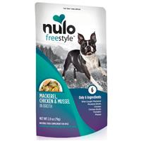 Nulo Freestyle Mackerel, Chicken &amp; Mussel in Broth Natural Food Complement for Dogs I020231