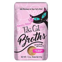 Tiki Cat Grain Free Broths Salmon Pouch 1.3 oz. I020269