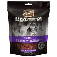 Merrick Backcountry Big Game Real Lamb &amp; Venison Jerky Natural Dog Treats 4.5 oz. I020724