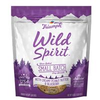 Triumph Wild Spirit Small Batch Dog Biscuits with Creamy Peanut Butter &amp; Blueberry 16 oz. I020747