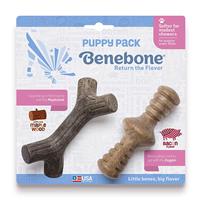 Benebone Puppy Pack Maplestick &amp; Zaggler Dog Chew Toy I021462