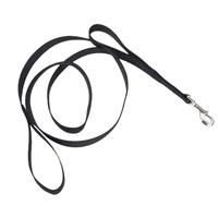 Coastal Loops2 Black Double Handle Dog Leash 1&quot; X 4&#39; 27941