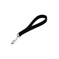 Coastal Black Nylon Double-Ply Dog Traffic Leash 291201b