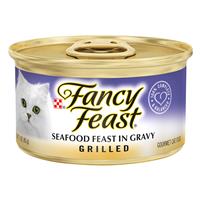 Fancy Feast Grilled Seafood Gourmet Cat Food 3oz 79600