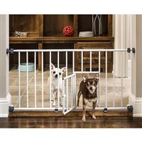 Carlson Pet Products Mini Gate with Pet Door  80068
