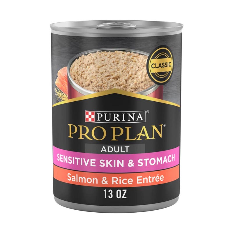 Purina Pro Plan Adult Sensitive Skin &amp; Stomach Salmon &amp; Rice Entree Wet Dog Food 13 oz.