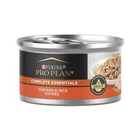 Purina Pro Plan Complete Essentials Chicken &amp; Rice Entree in Gravy Wet Cat Food 3 oz.